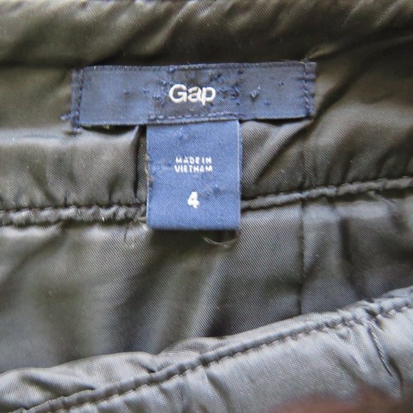 GAP Women’s Black Gray Cotton Lining Mini Skirt Size 4 - Picture 7 of 10